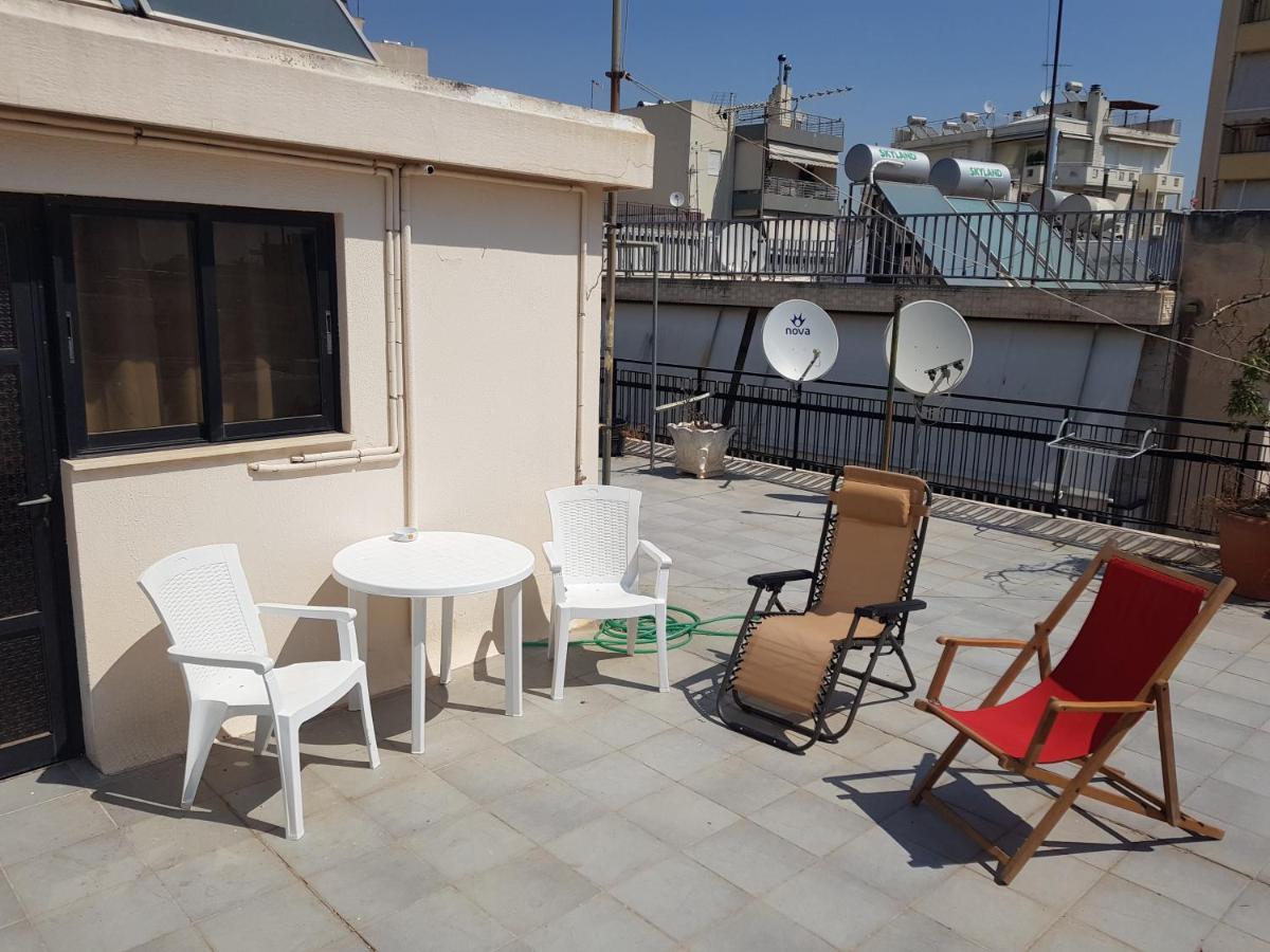 Terrace Roof Room @ Koridallos Metro St. & Piraeus Port Екстериор снимка