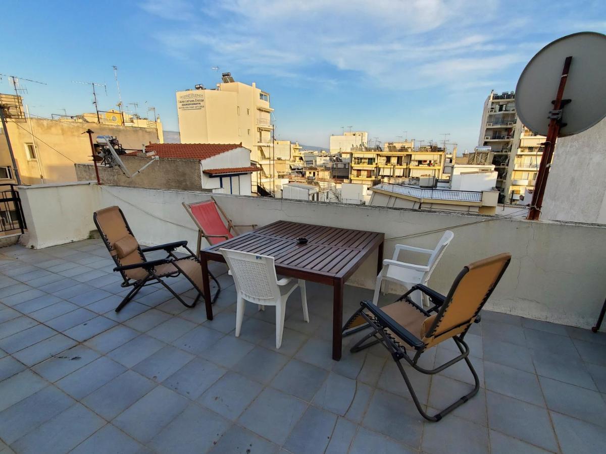Terrace Roof Room @ Koridallos Metro St. & Piraeus Port Екстериор снимка
